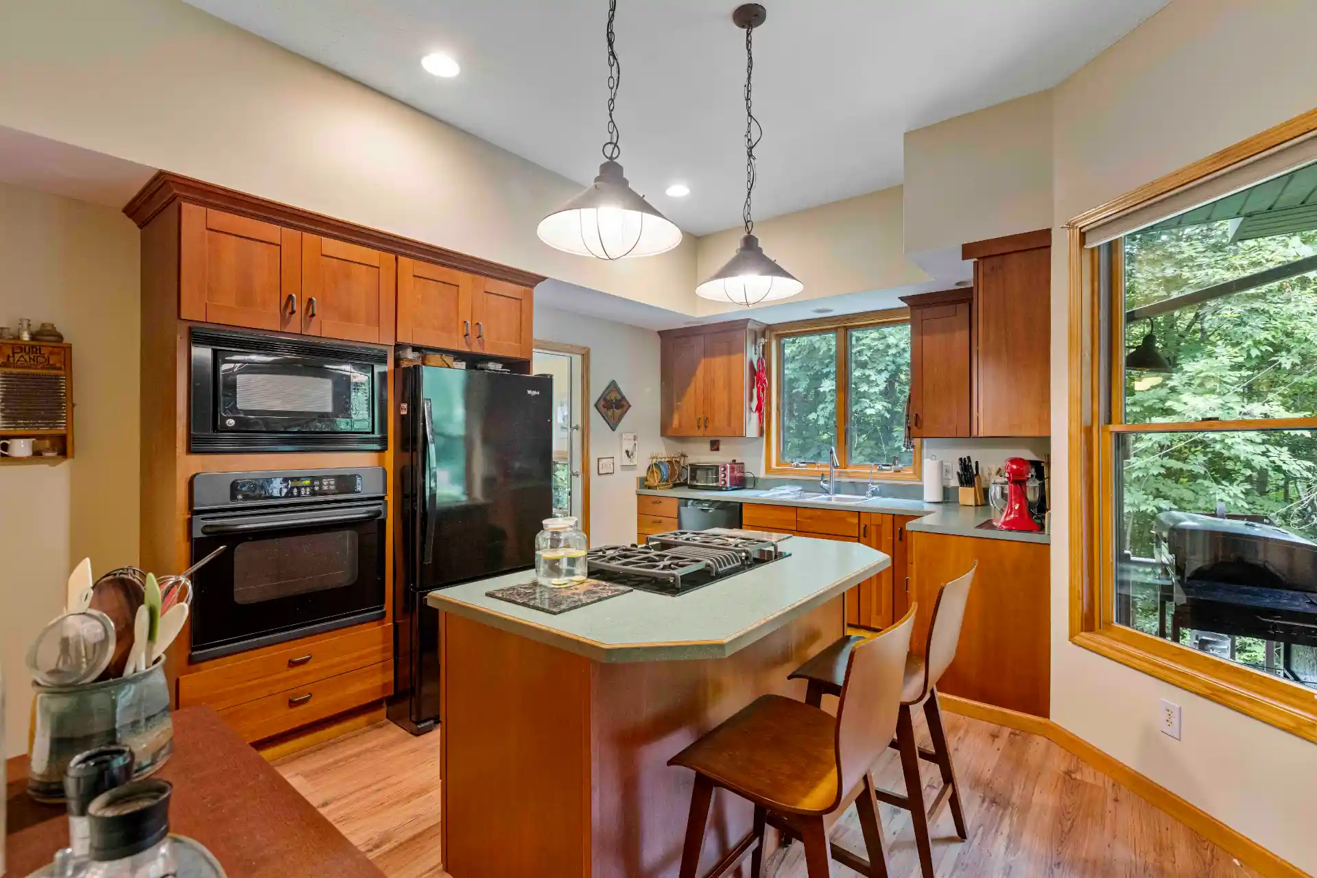 Before real estate photo editing – original unedited image provided by the client.