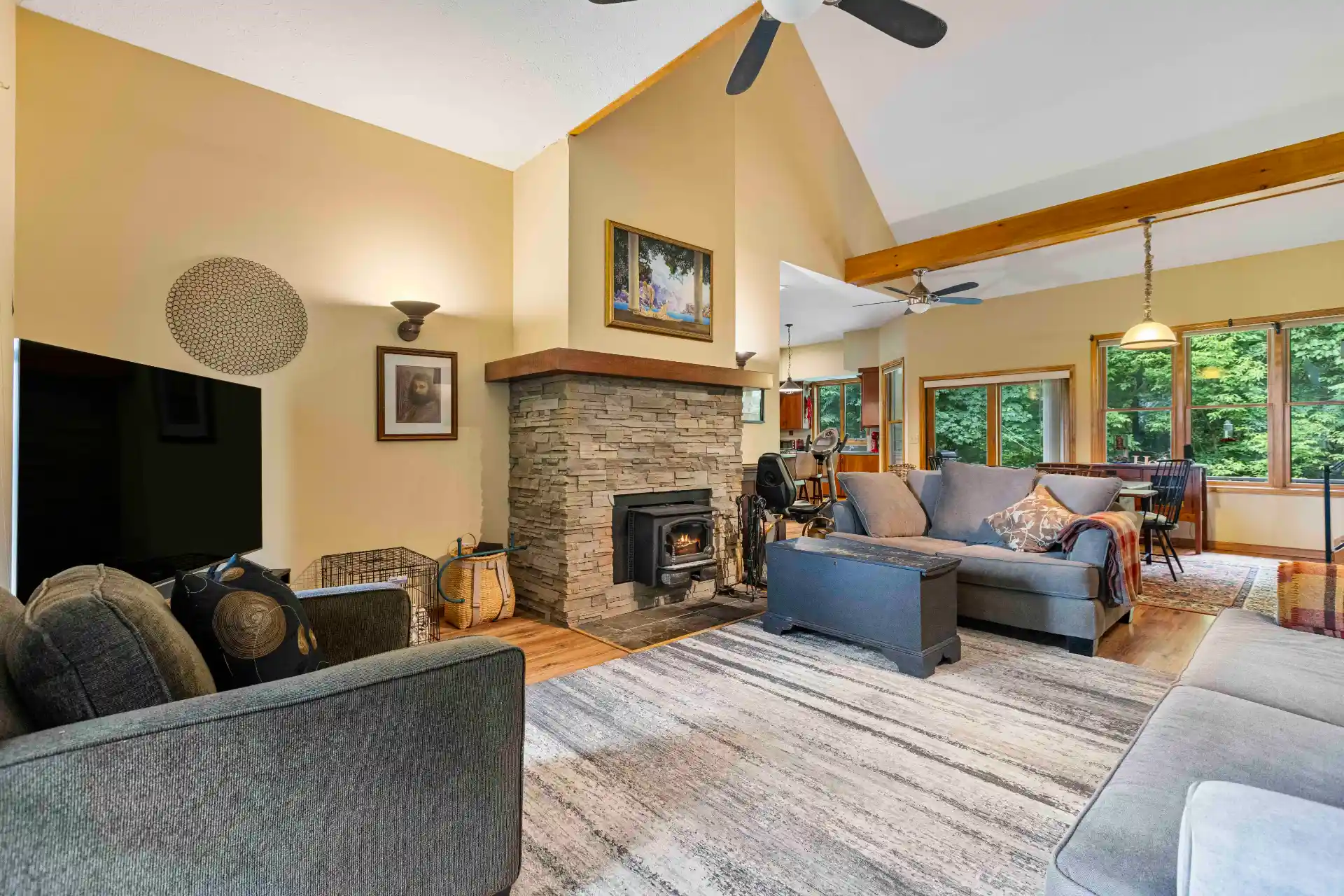 Before real estate photo editing – original unedited image provided by the client.