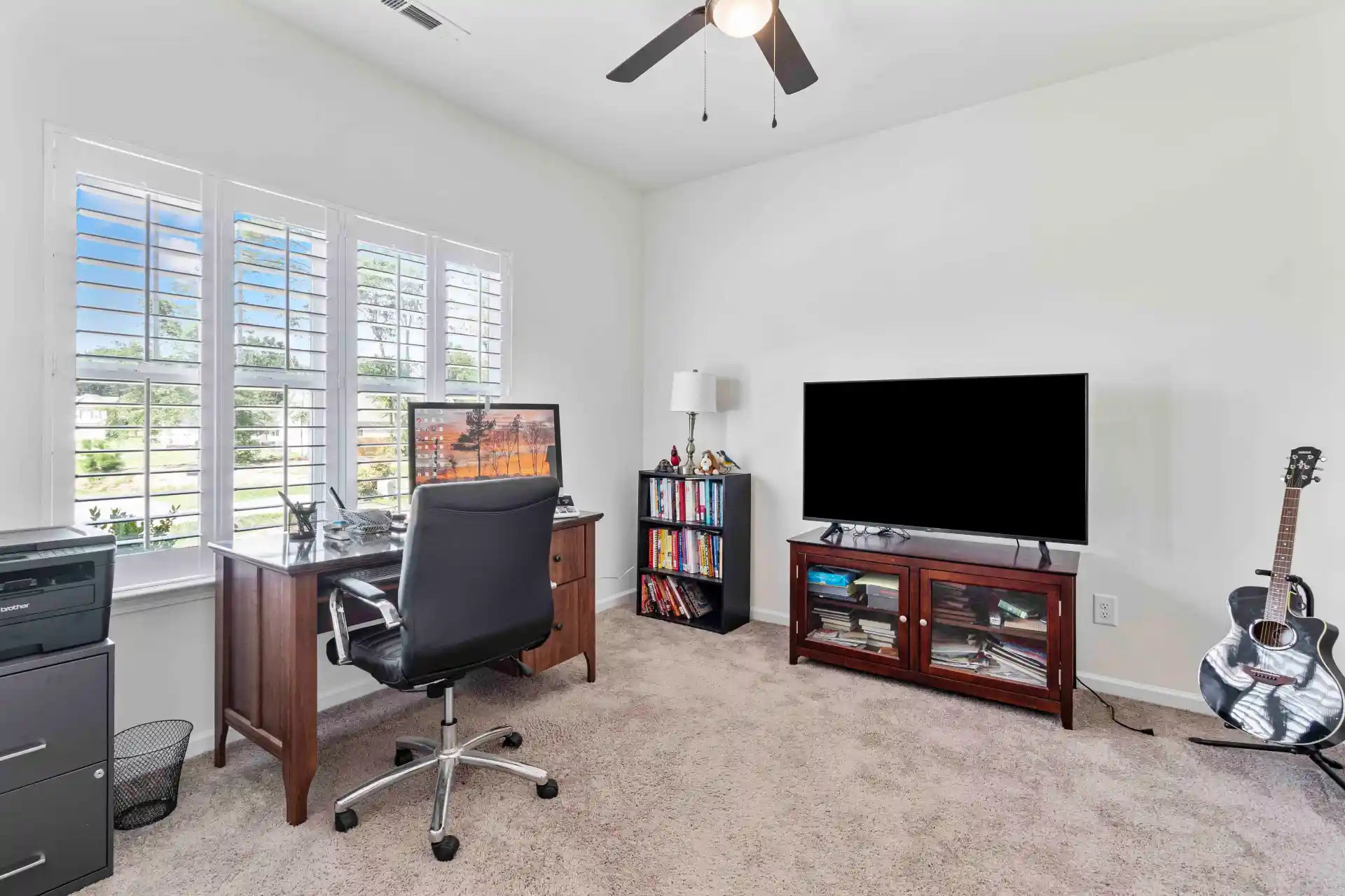 Before real estate photo editing – original unedited image provided by the client.