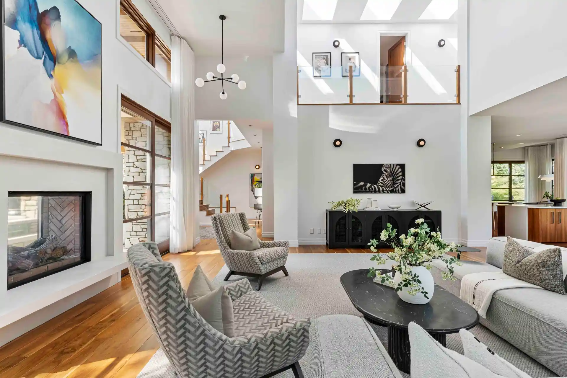 Before real estate photo editing – original unedited image provided by the client.