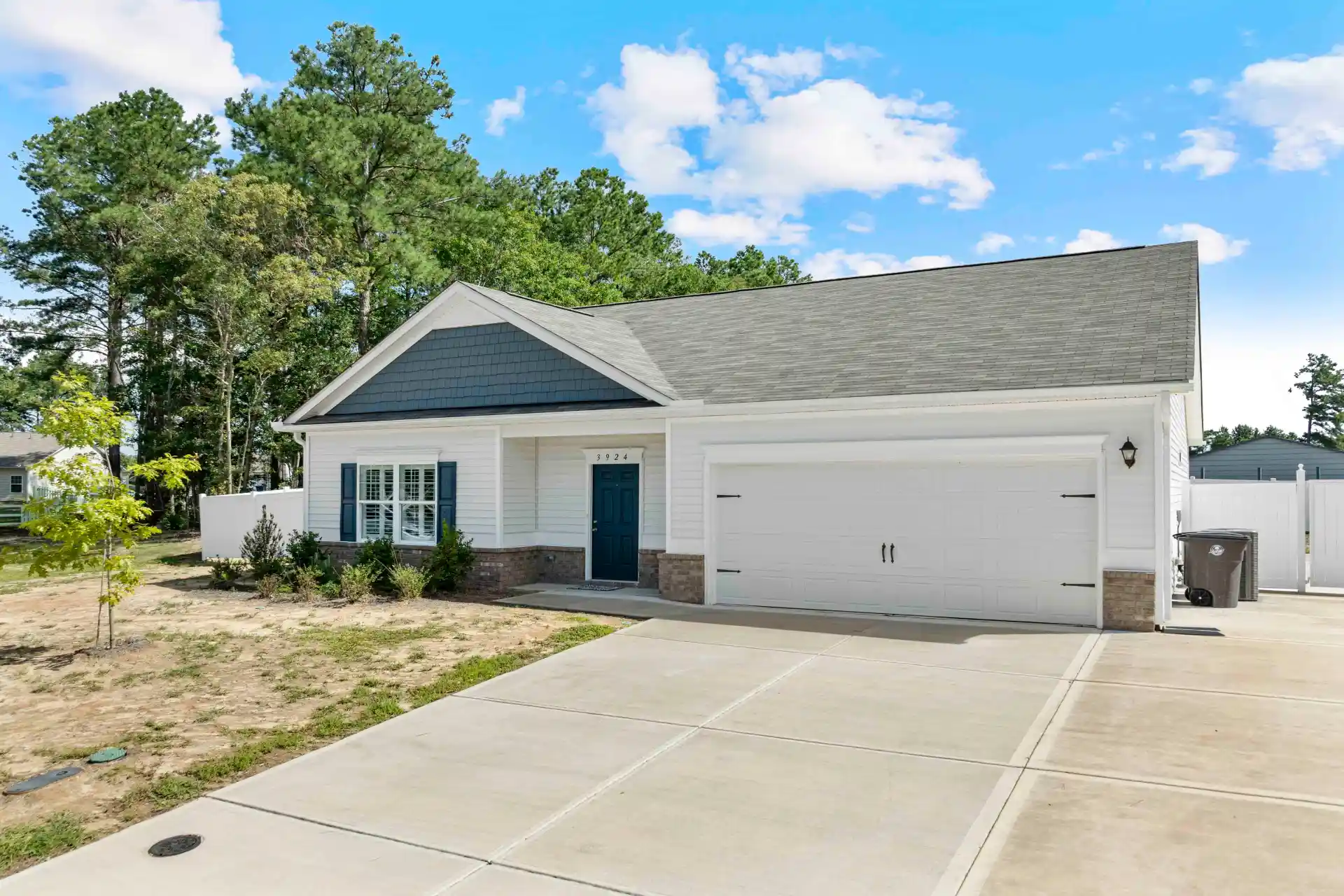 Before real estate photo editing – original unedited image provided by the client.