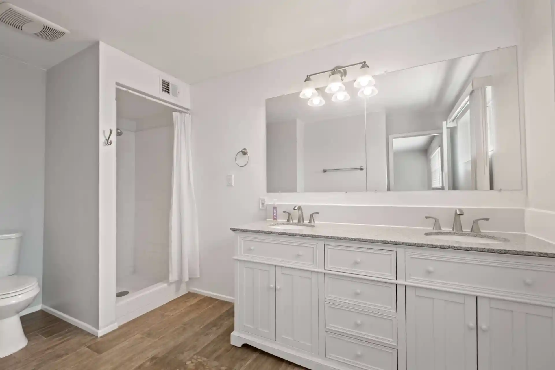 Before removing photographer’s reflection in real estate photo editing